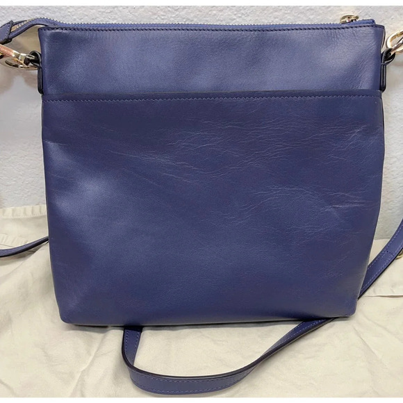 Radley London Women's Blue Pockets Zip Top Crossbody Medium Size FLAWS - Picture 11 of 16